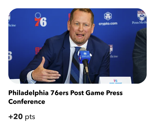 76ers Press Conference