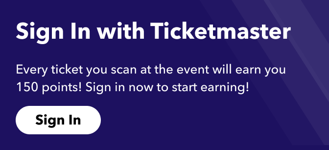 Sign in with Ticketmaster